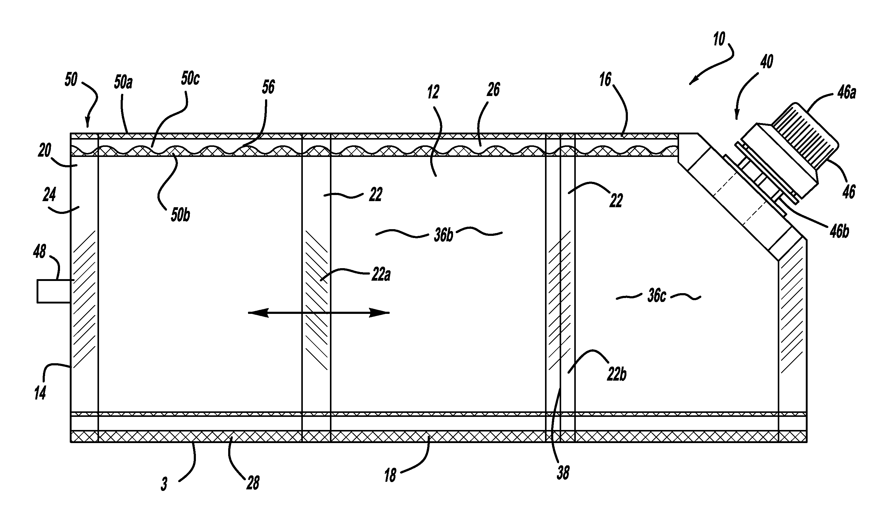 Multi-compartment flexible pouch with an insulated compartment