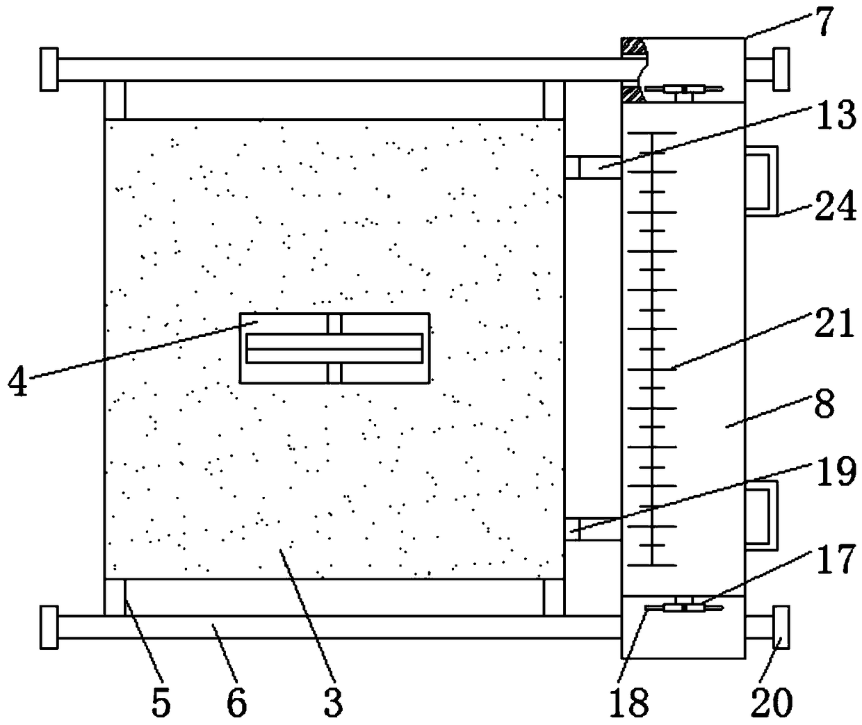 Grooving equipment for dining table top processing