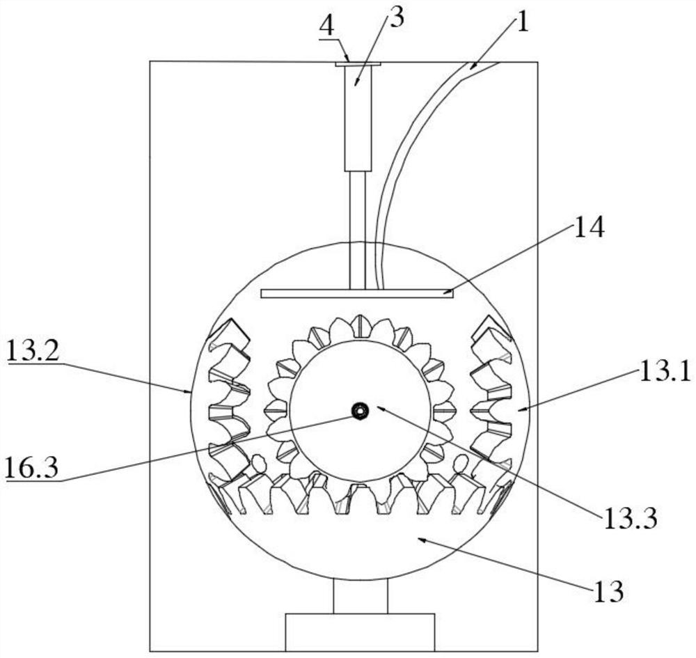 Automatic packaging device of stirring mixer for activated carbon production