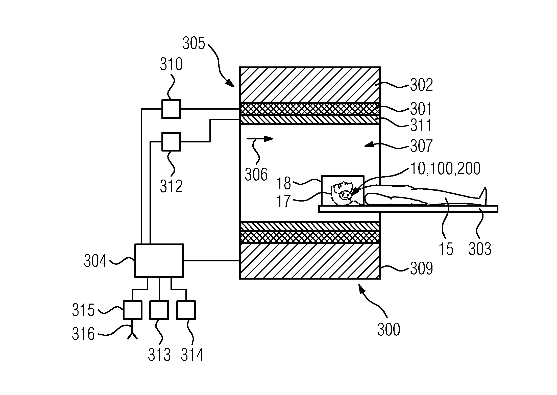 Hearing protection apparatus as well as a medical imaging apparatus having the hearing protection apparatus and a method for detecting movement of a patient's head