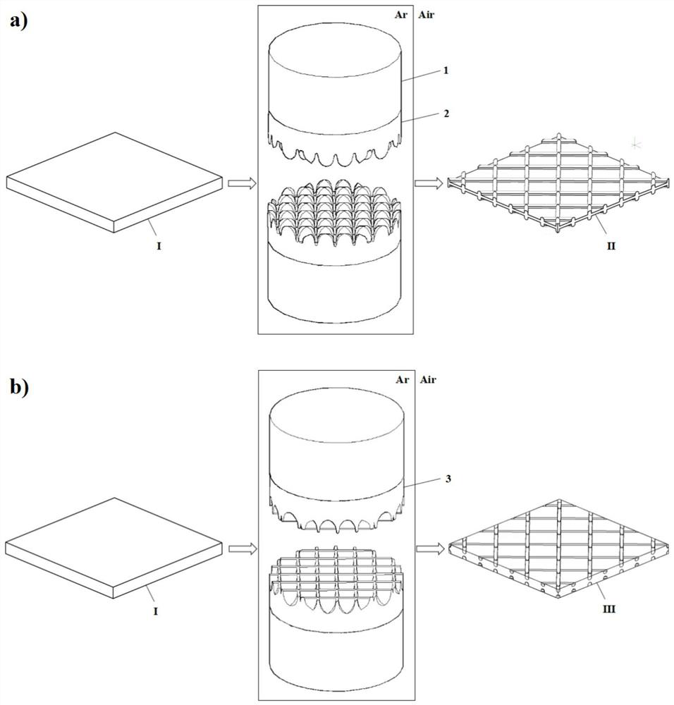 Method for obtaining heterogeneous metal sheet by using composite stamping