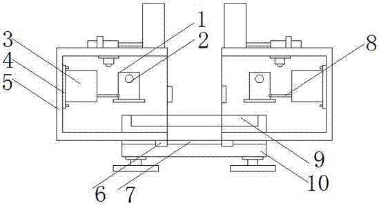 Combined type box-type radiating transformer