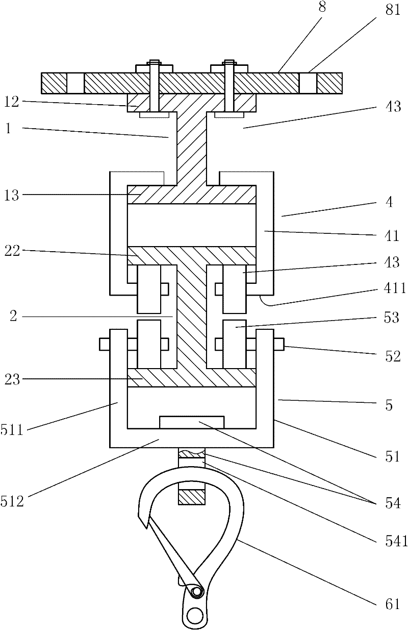 High-rise fire safety escape device with escape hatch