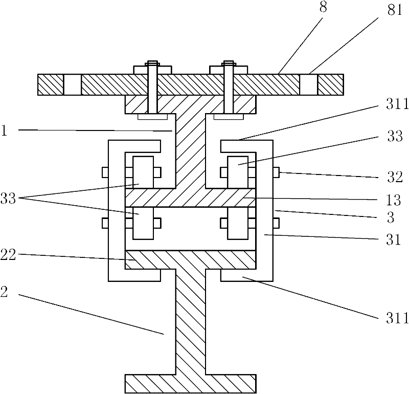 High-rise fire safety escape device with escape hatch