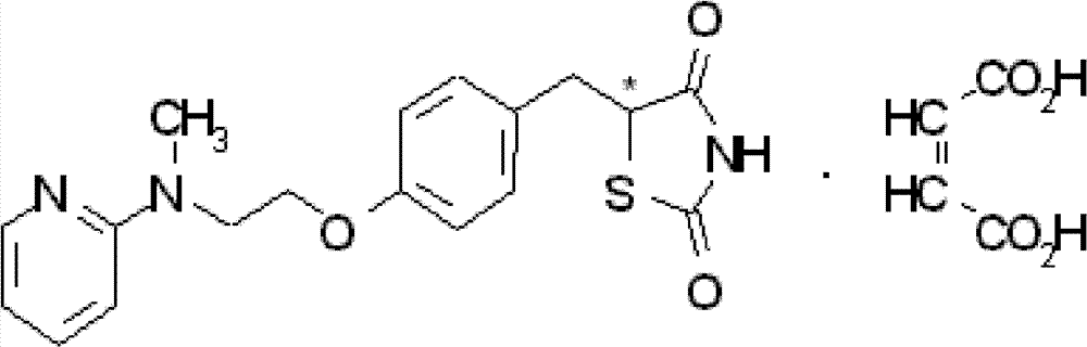 Liquid medicine composition of rosiglitazone