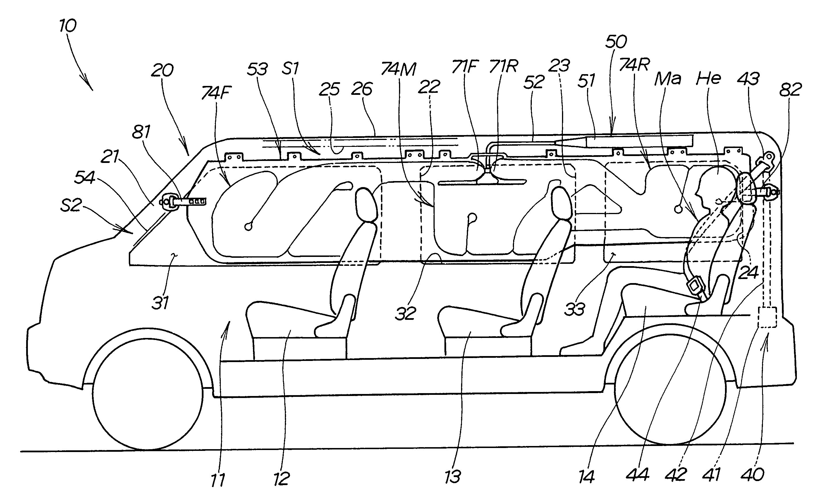 Vehicle occupant protection device