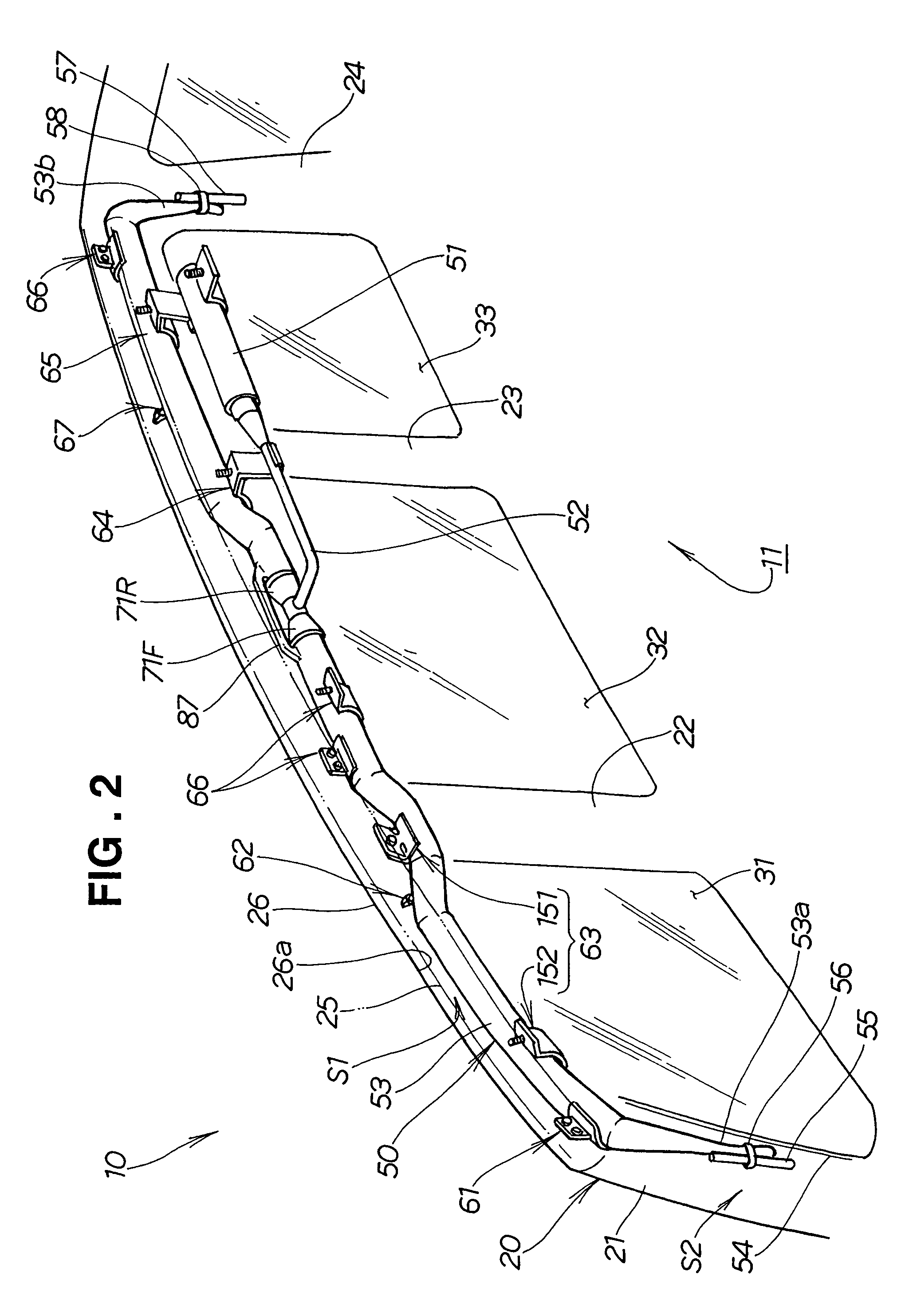 Vehicle occupant protection device