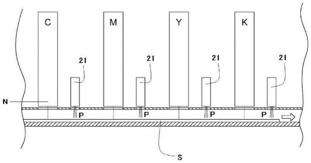 Plasma electron beam processing inkjet printing device