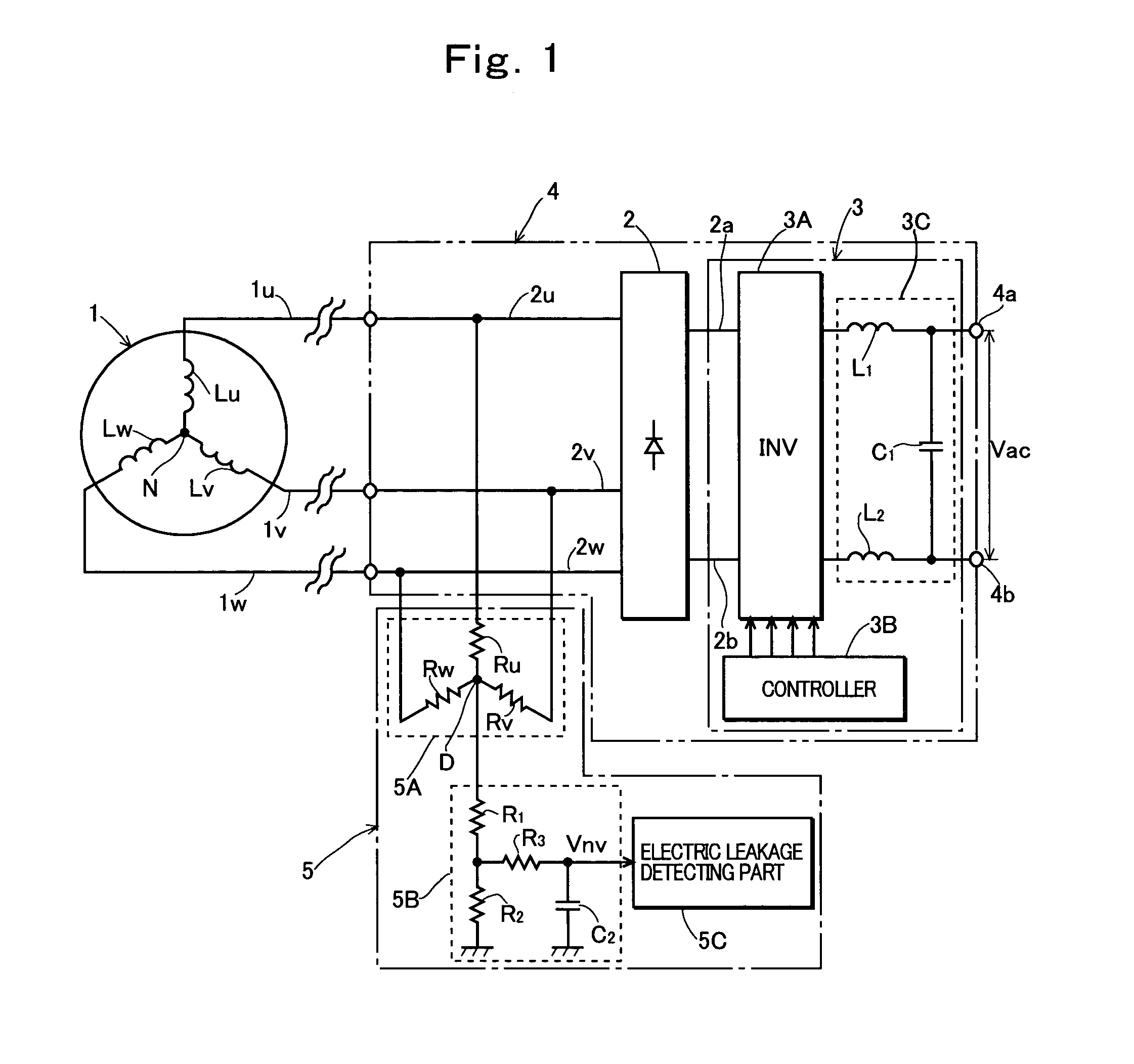 Electric leakage detection system