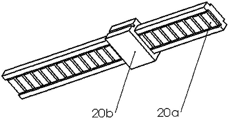 Lintel type dual-guide rail dual-drive stepping scanning double silicon wafer stage exchanging device and method thereof