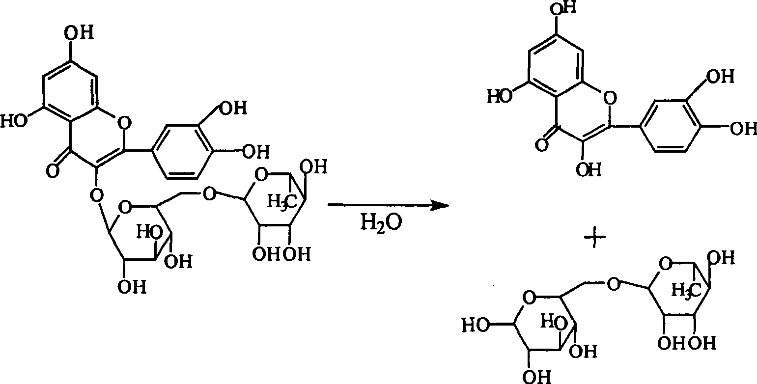 Method for preparing high-content troxerutin drug