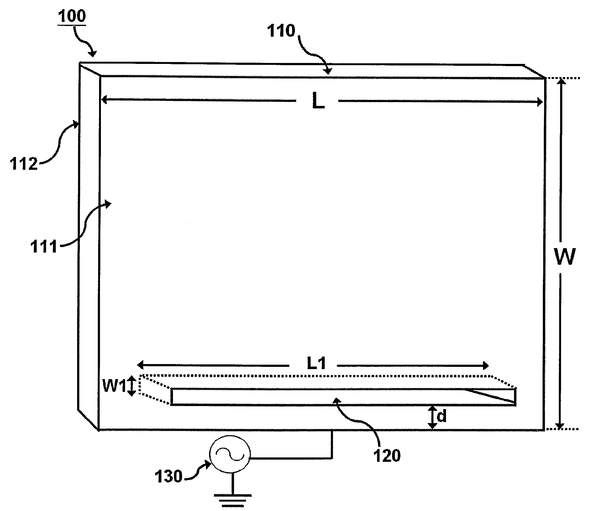 Electrode with Improved Plasma Uniformity