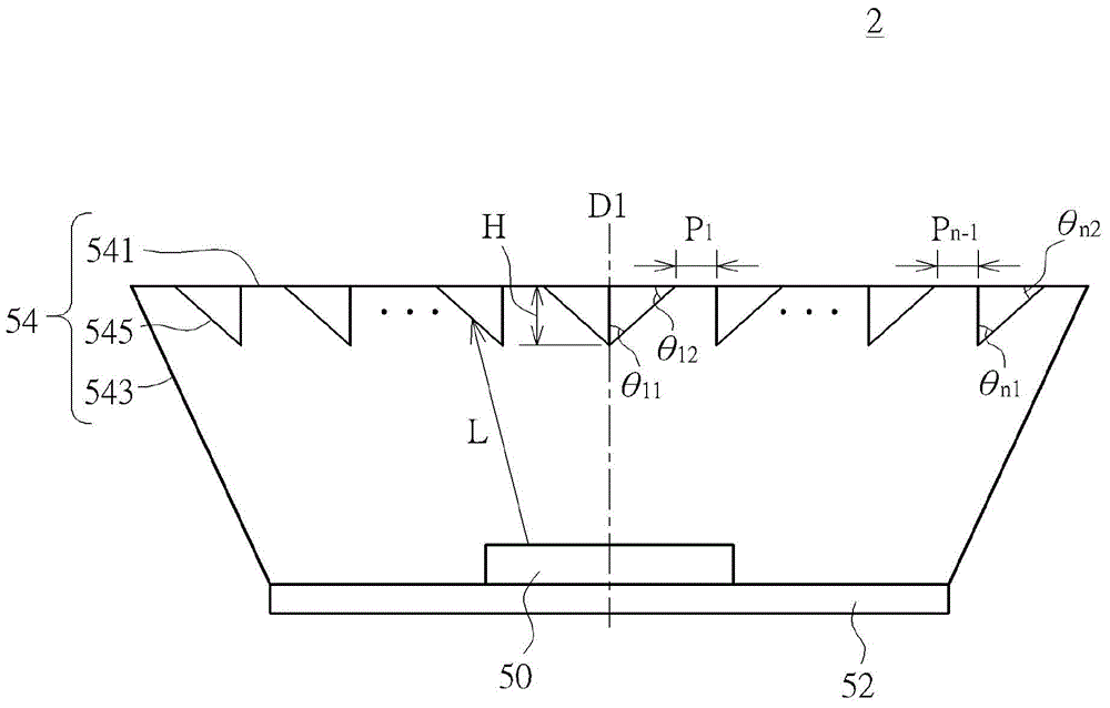 Illumination device having broad lighting distribution