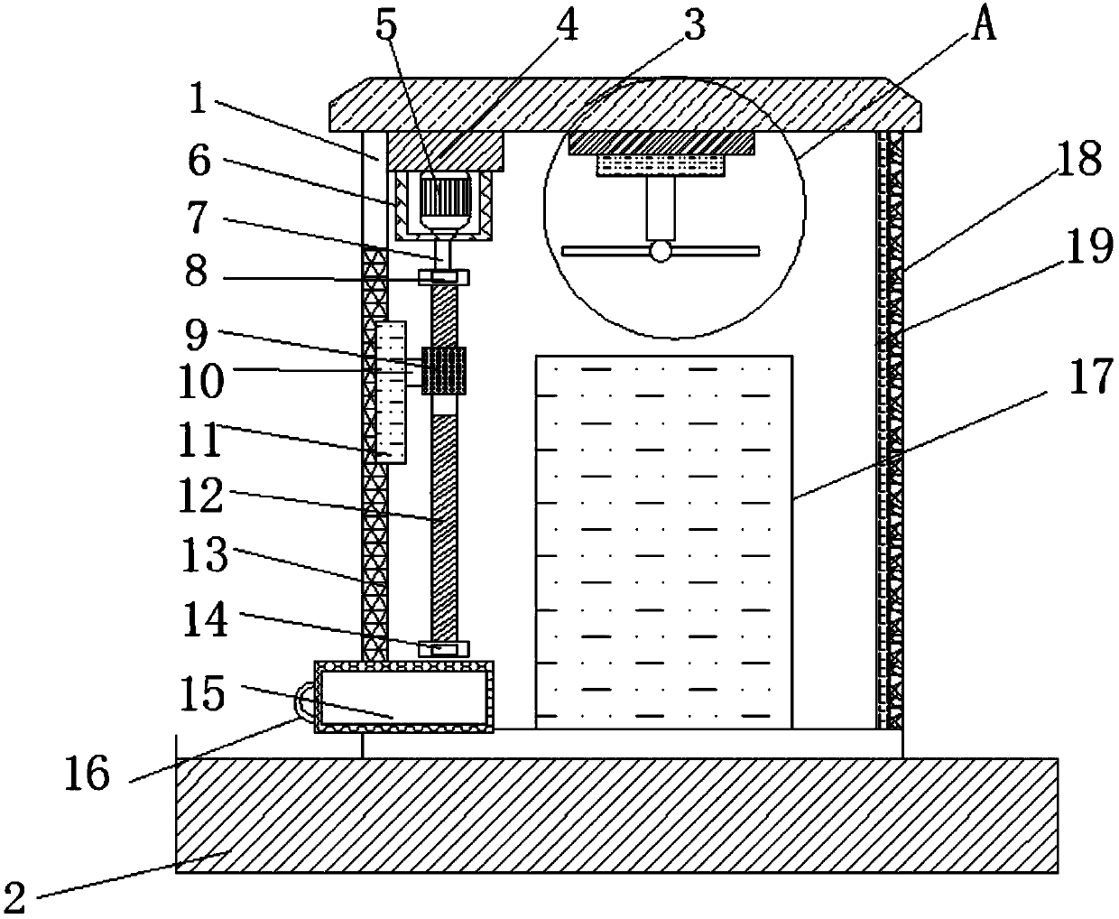 Power distribution cabinet with heat-dissipating and dust-preventing functions