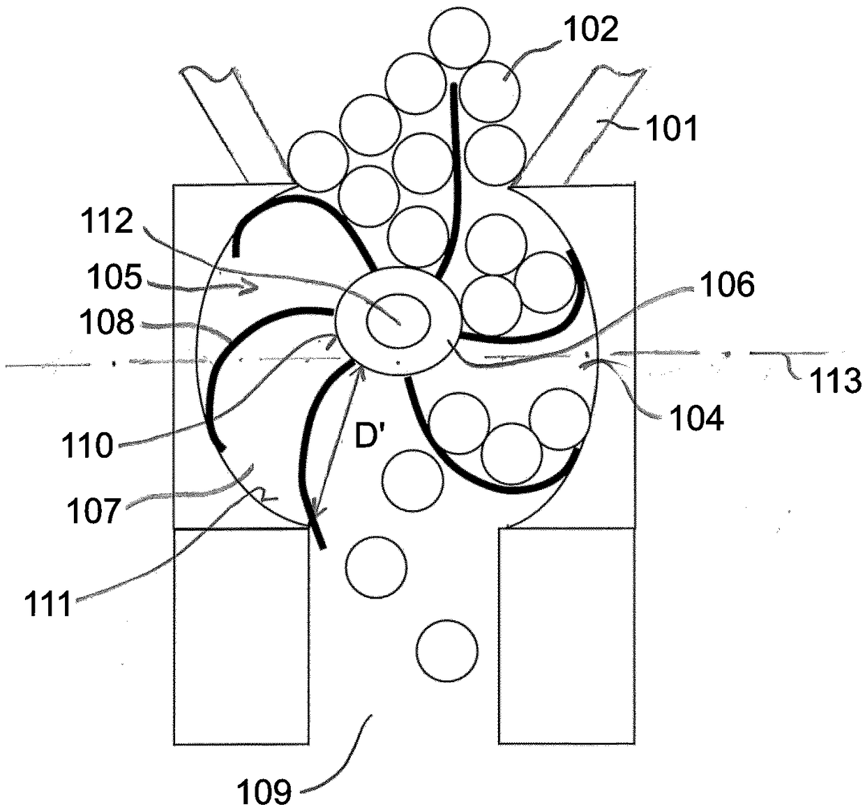 Metering device for shaped cleaning-agent bodies in domestic dishwashers