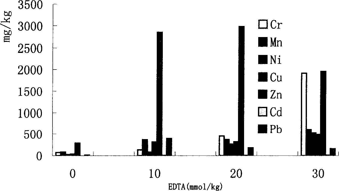 Method for repairing urban house refuse compost heavy-metal composite pollution by synergistic lawn plant