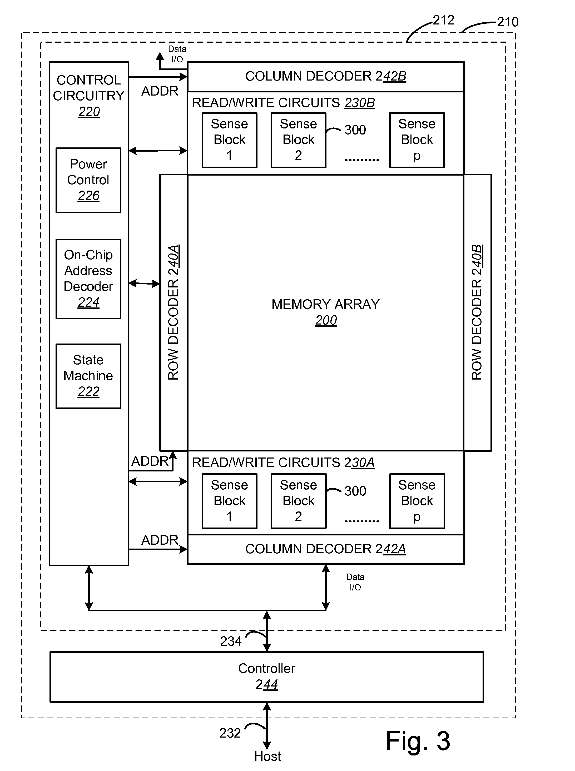 Multiple pass write sequence for non-volatile storage