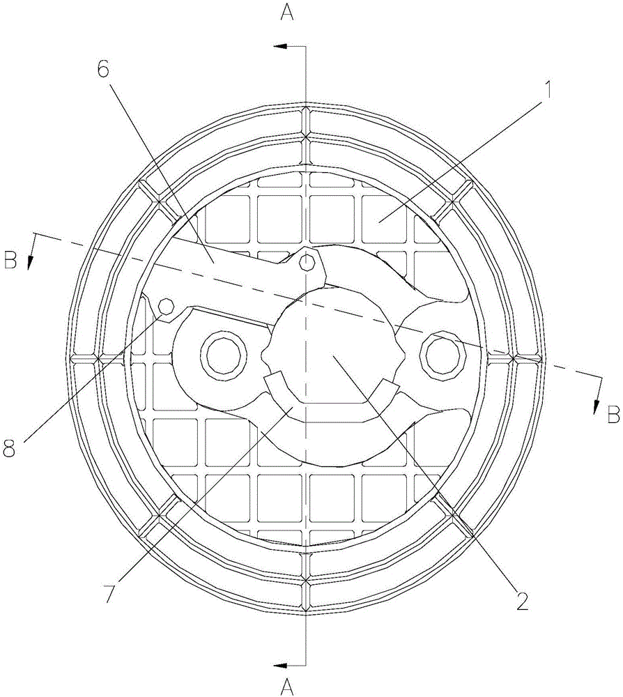 Moisture-proof type filtering core supporting plate, air filter and engine of air filter