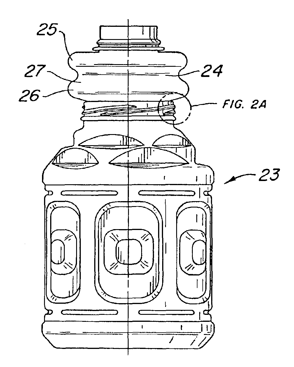 Wide mouth blow molded plastic container, method of making same, and preform used therein