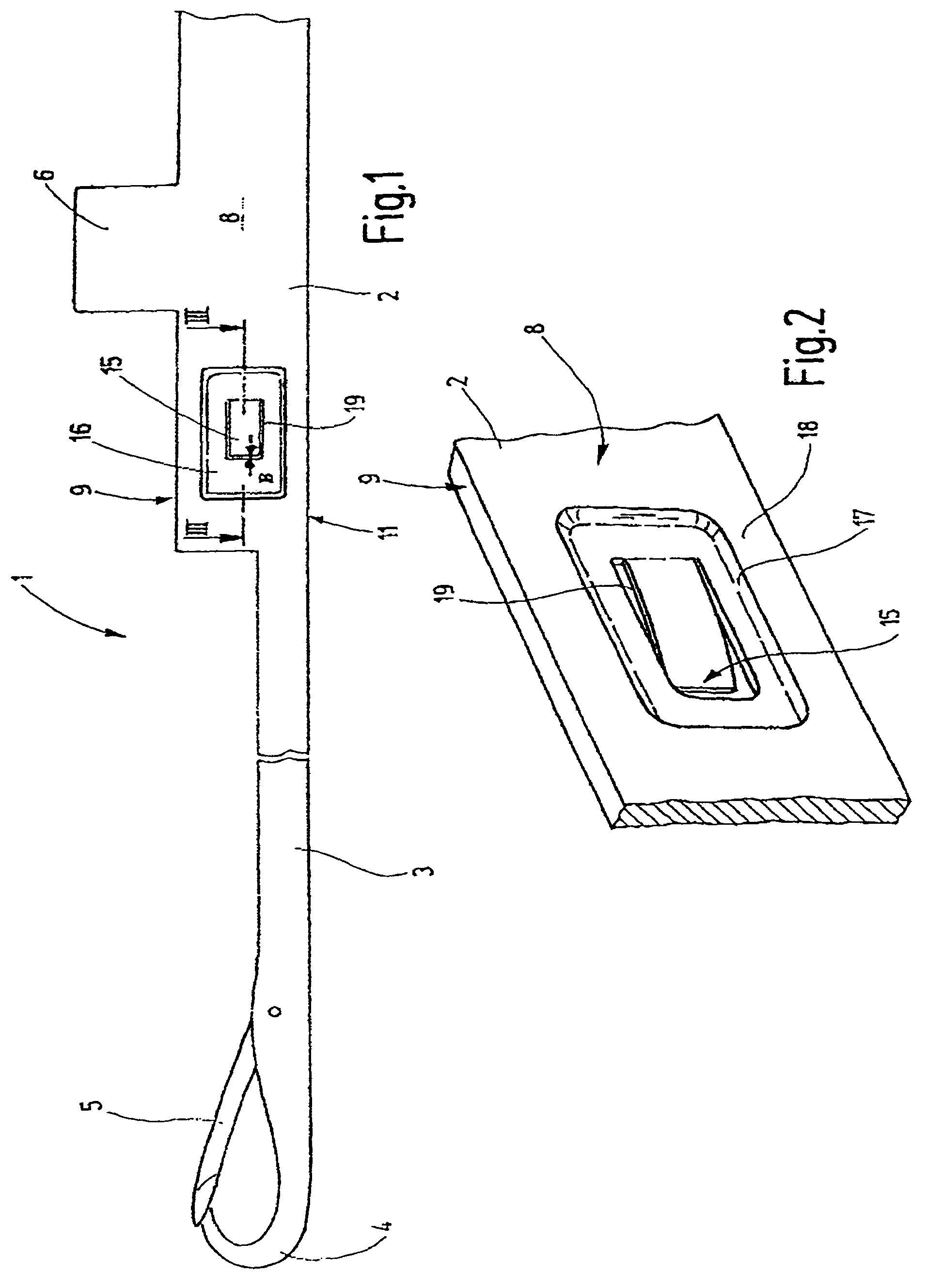 System component having a braking spring