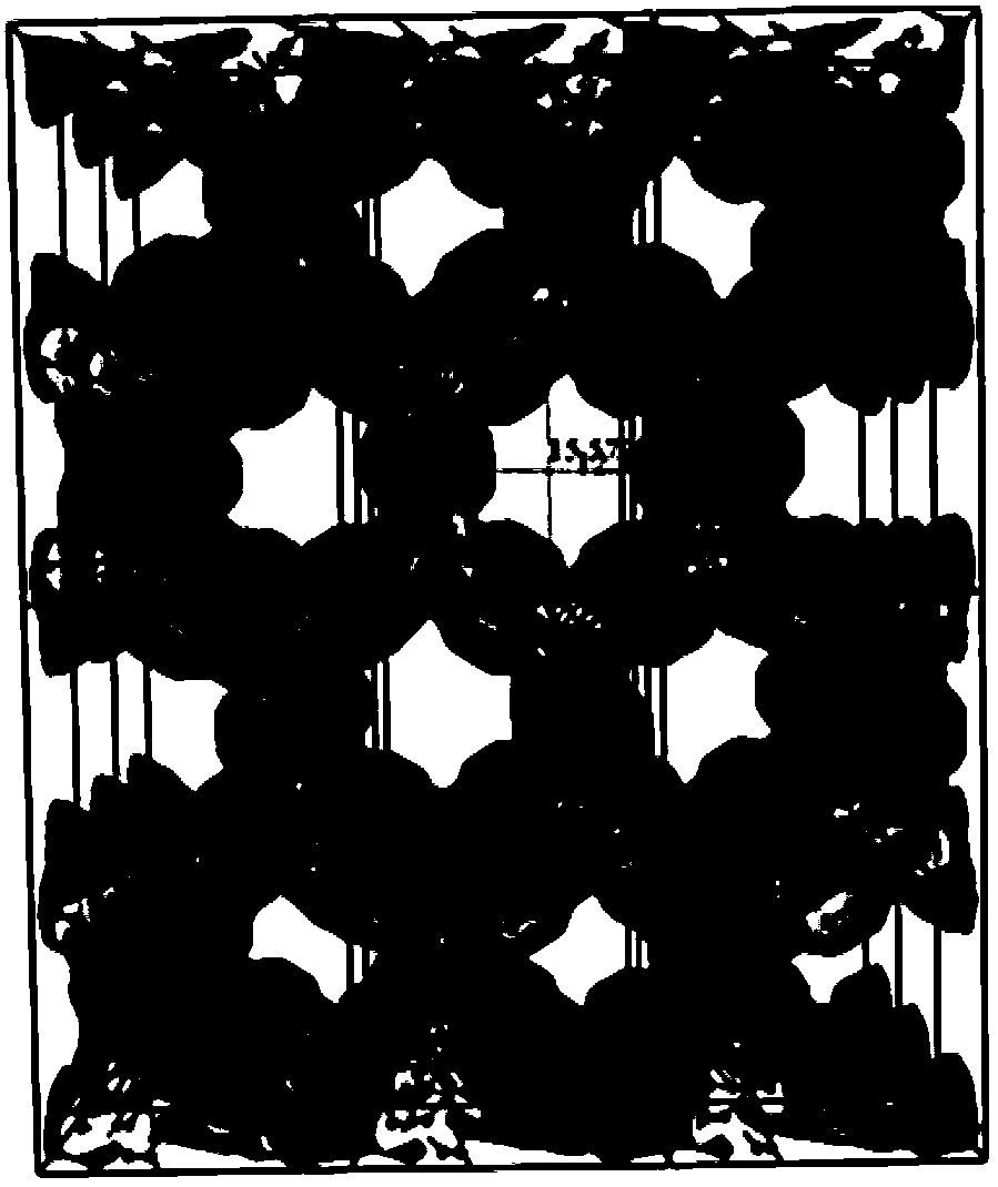 Multifunctional rare earth metal-organic framework and preparation method thereof