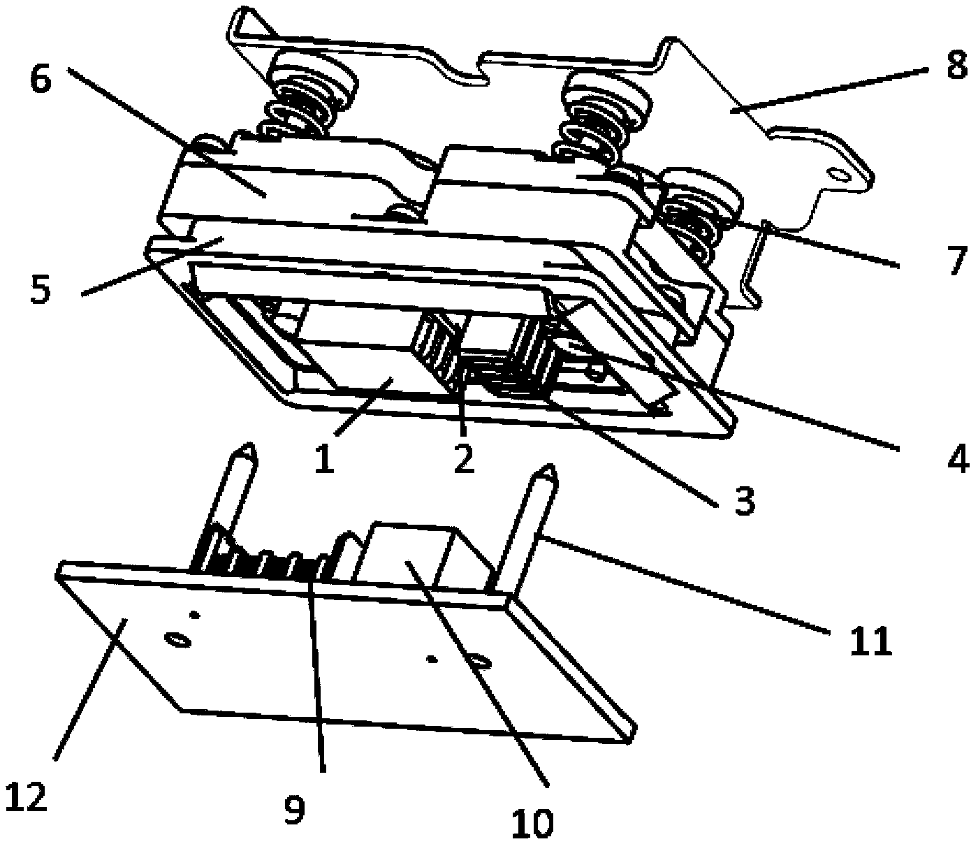 Blind-mate integrated connector