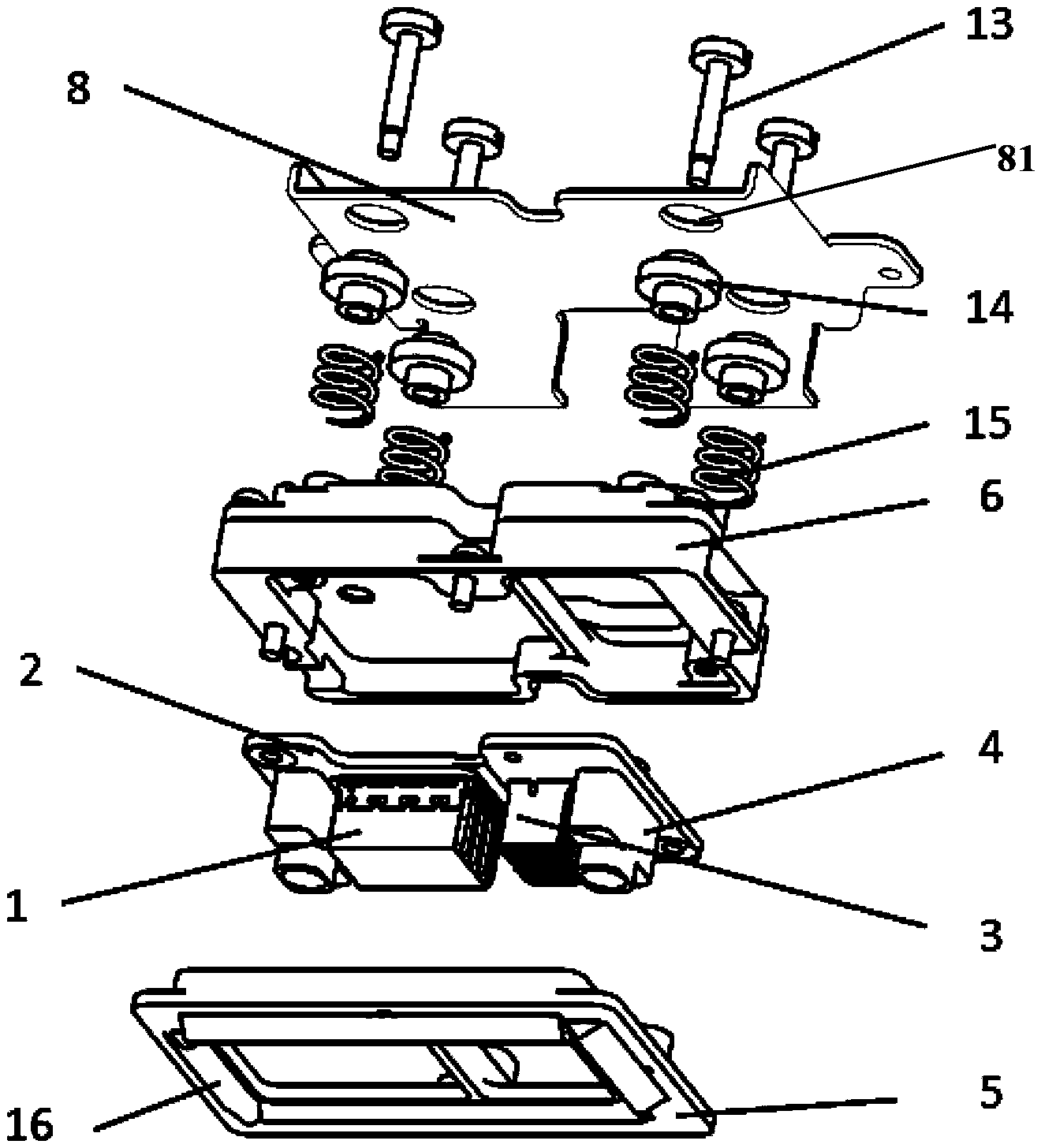 Blind-mate integrated connector