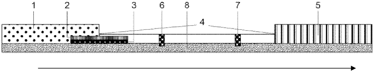 Test paper for detecting fluoroquinolone drugs and its application