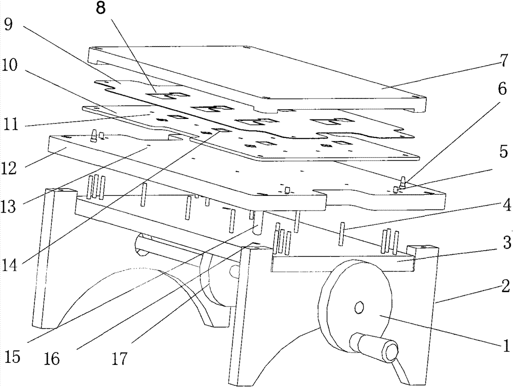 Positioning clamp for assembly of flexible circuit board