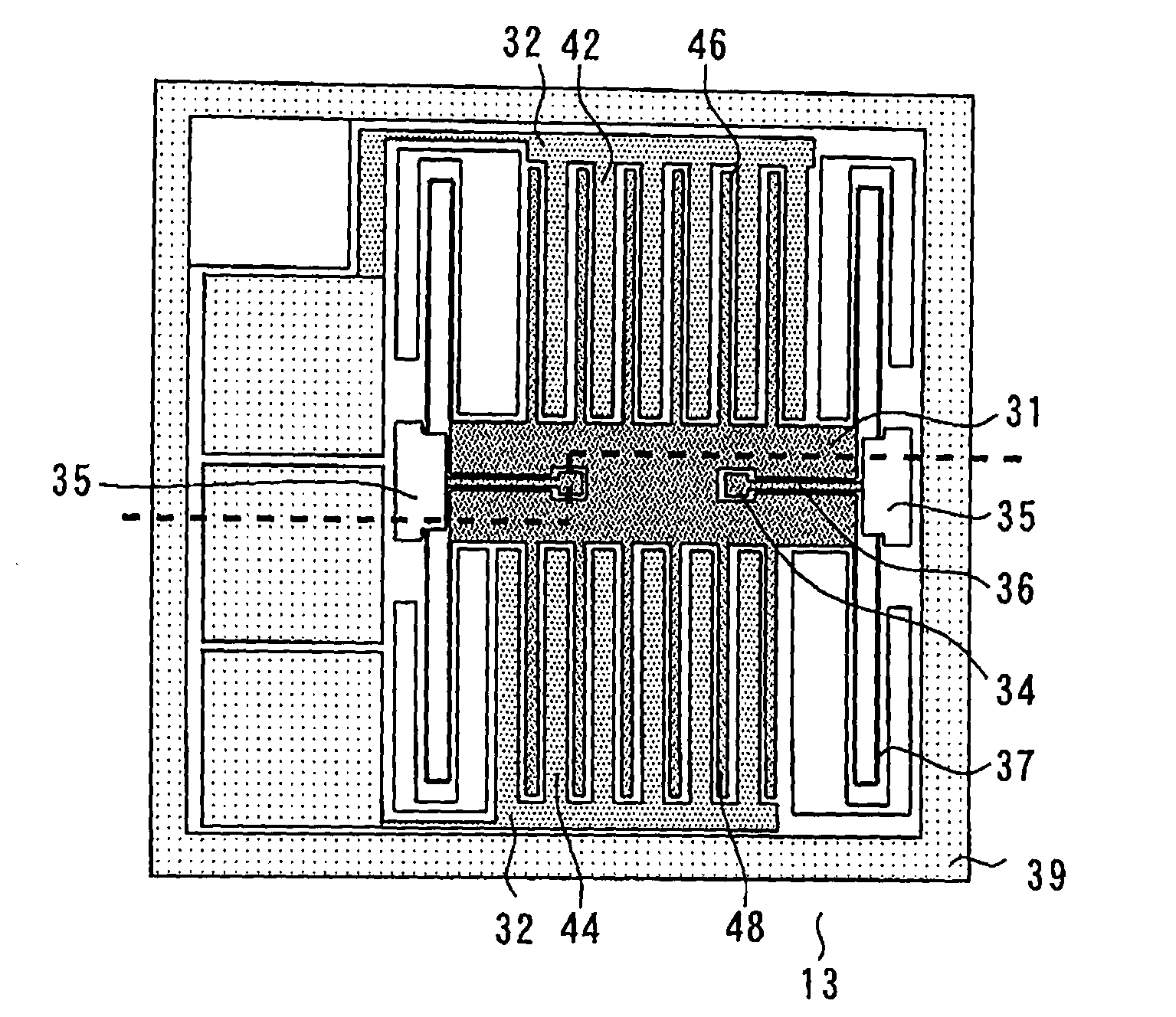 Capacitive acceleration sensor