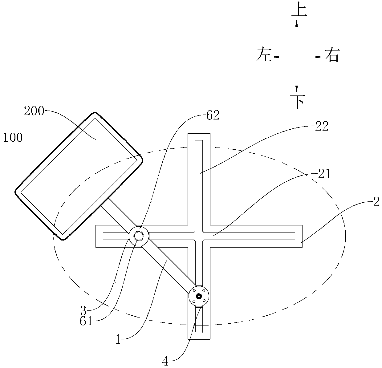 Rotating mechanism and mounting assembly of display terminal and vehicle