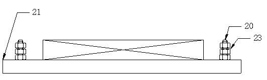 Quick prefabrication device for slab continuous caster pipeline