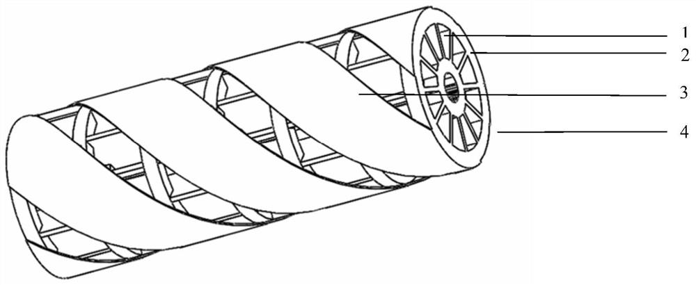 A kind of electric conductor of corc superconducting cable