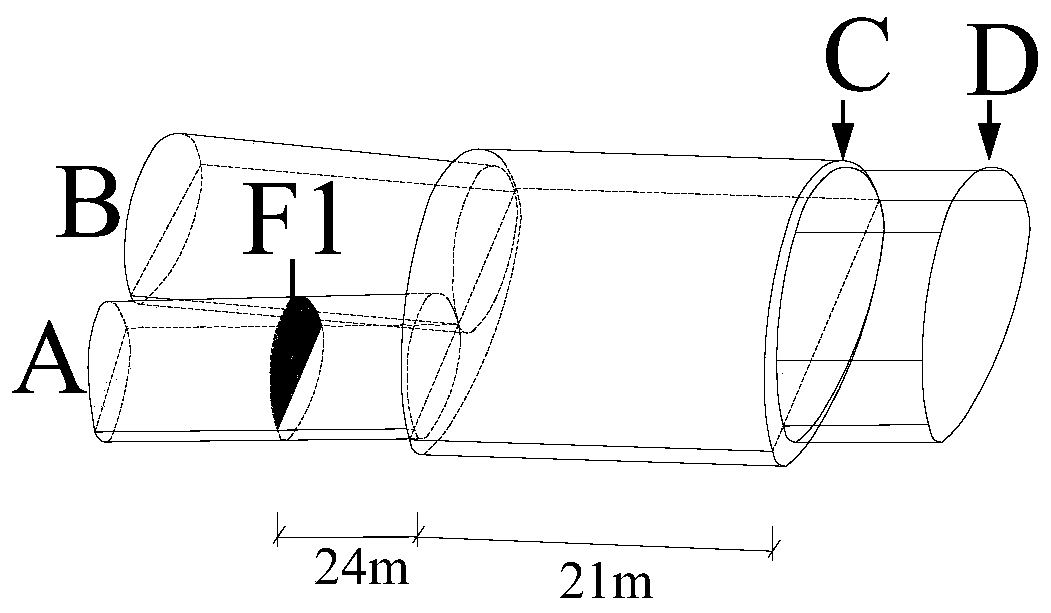 Method for achieving blasting excavation of large-section tunnel with area larger than 400 m2 or above based on electronic detonator