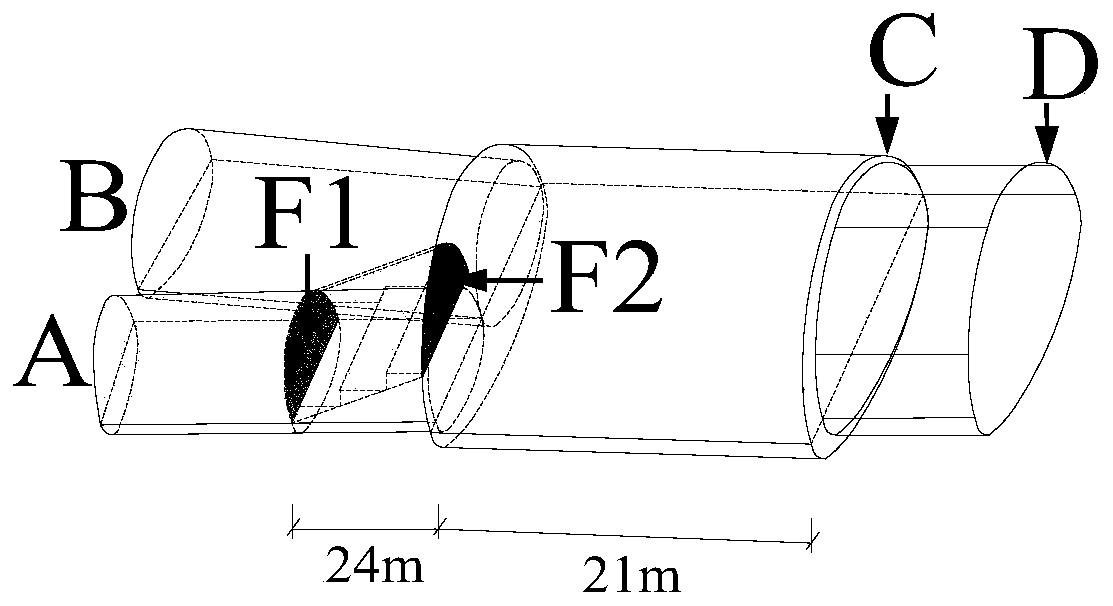 Method for achieving blasting excavation of large-section tunnel with area larger than 400 m2 or above based on electronic detonator