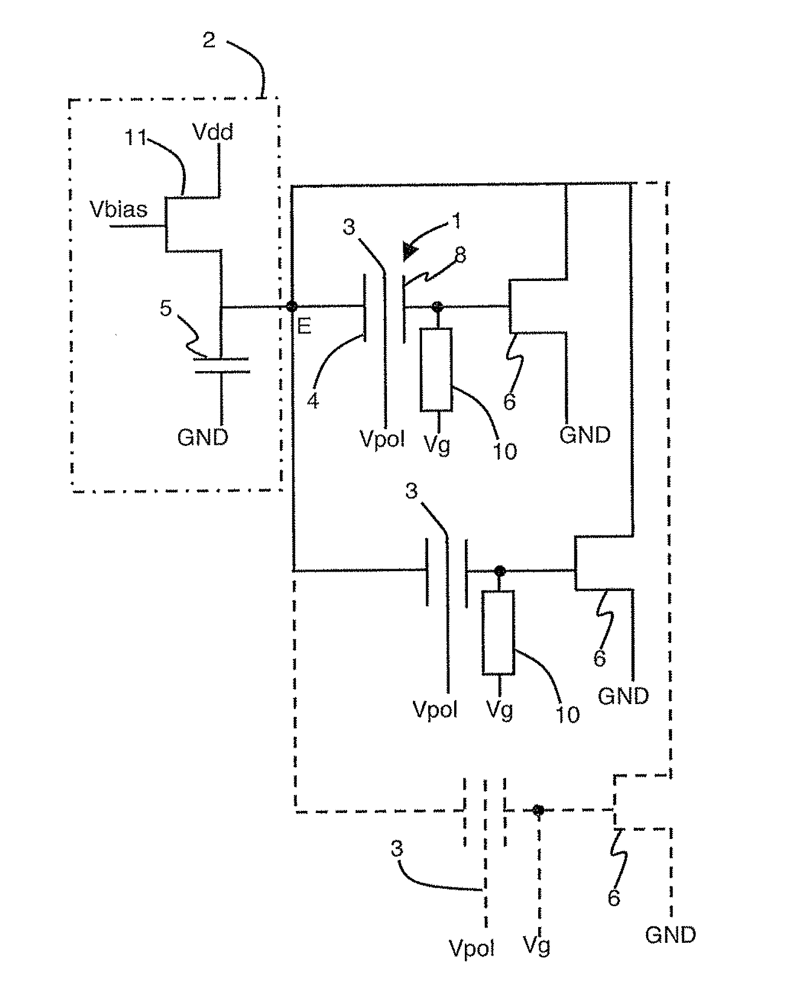 Resonant device with improved features