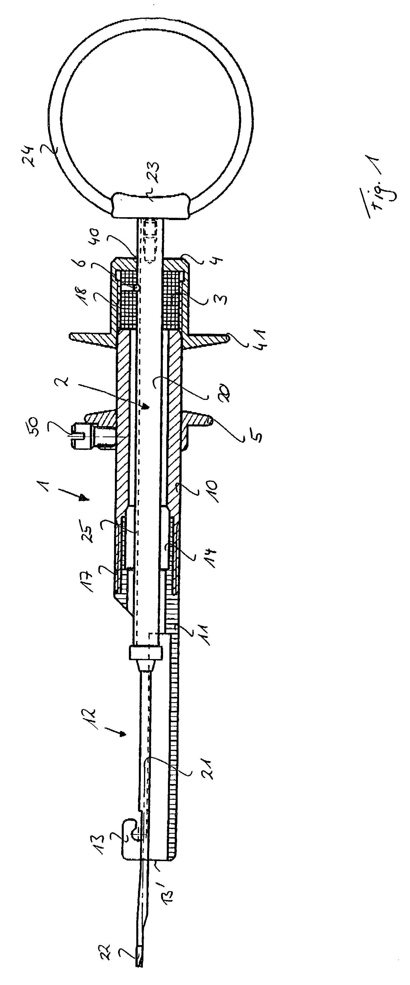 Device for inserting a lens into an eye