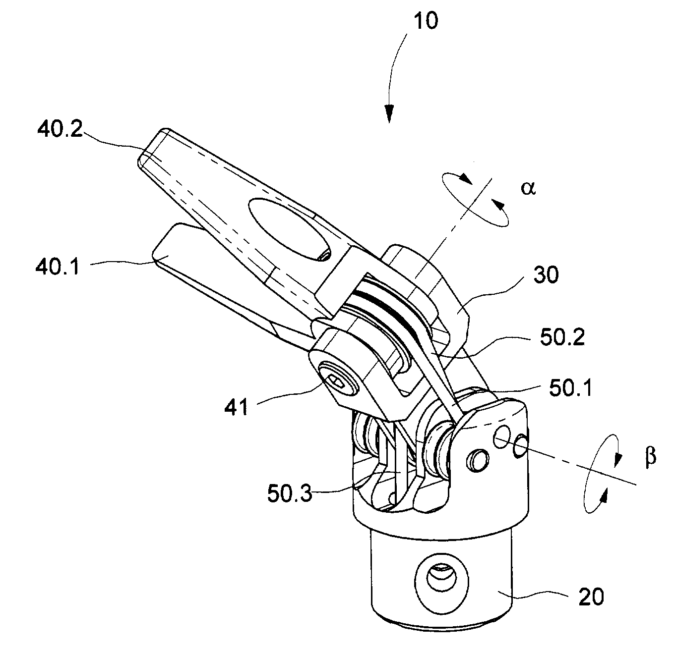 Wrist with decoupled motion transmission