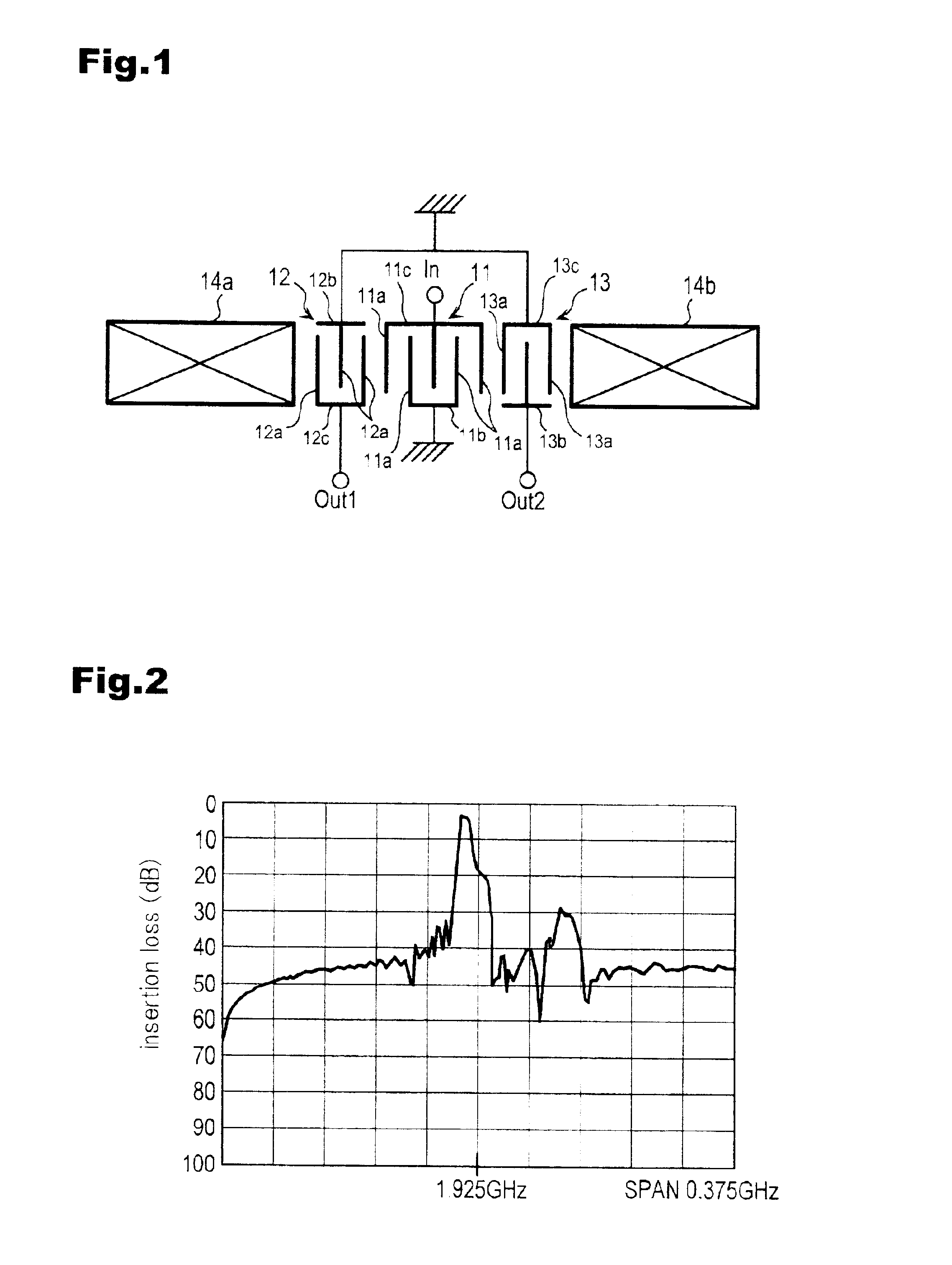 Longitudinal coupled multiple mode surface acoustic wave filter