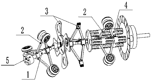 A pipe cleaning robot