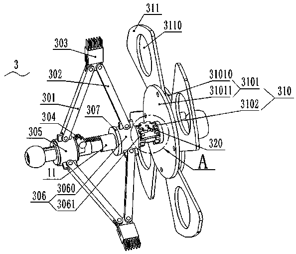 A pipe cleaning robot