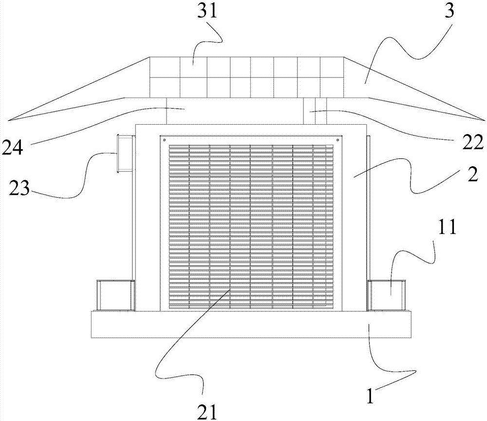 Safety protection device for power transformer