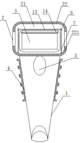 Laser scanner with detachable front end