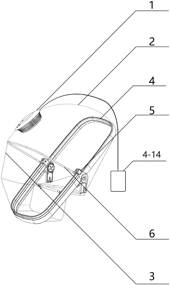 Seat pocket of baby carriage