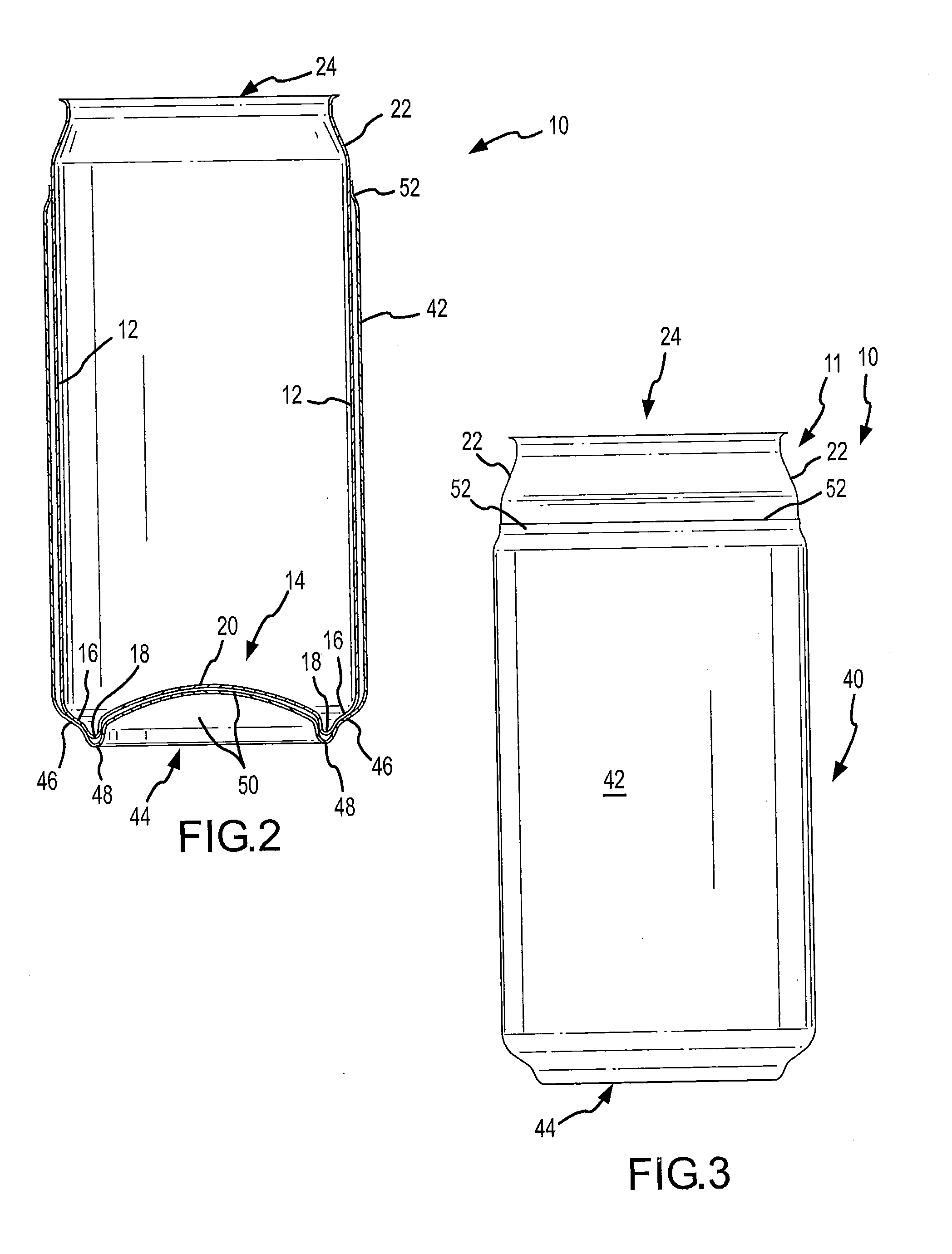 Double walled beverage container and method of making same