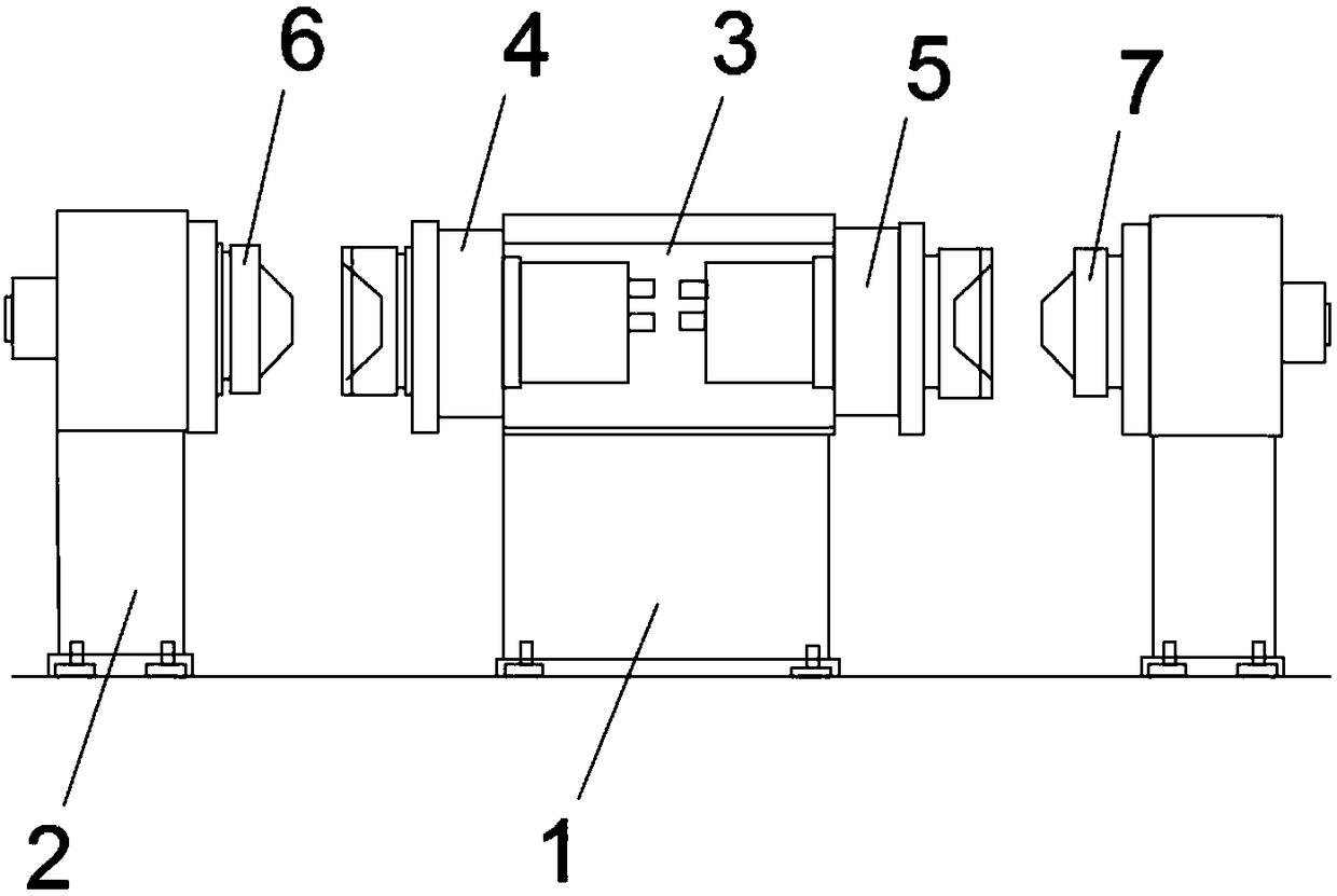 A pressure device for the production of castings