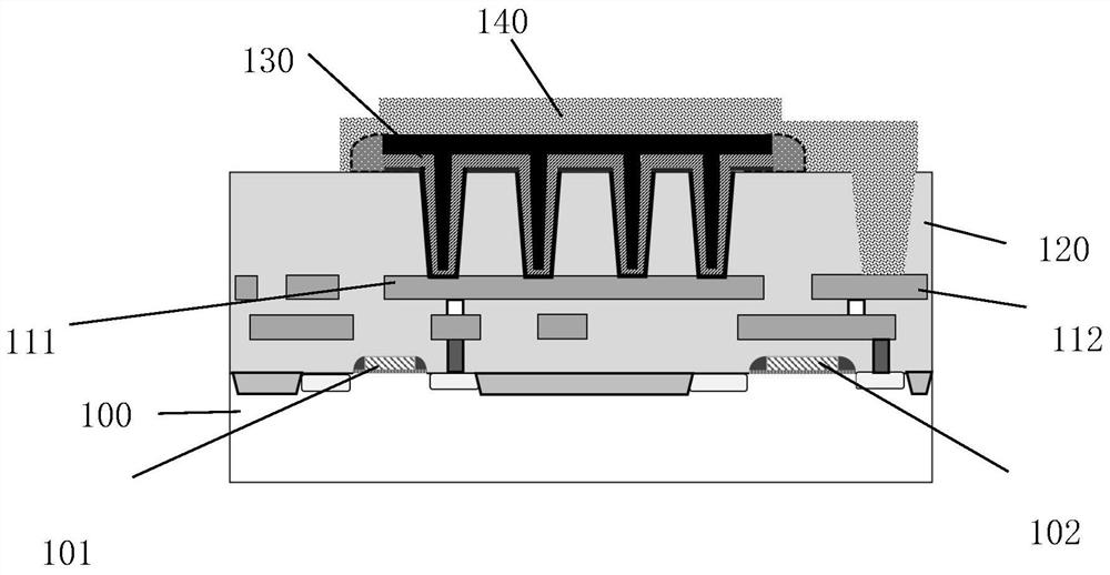 Groove type capacitor device and preparation method