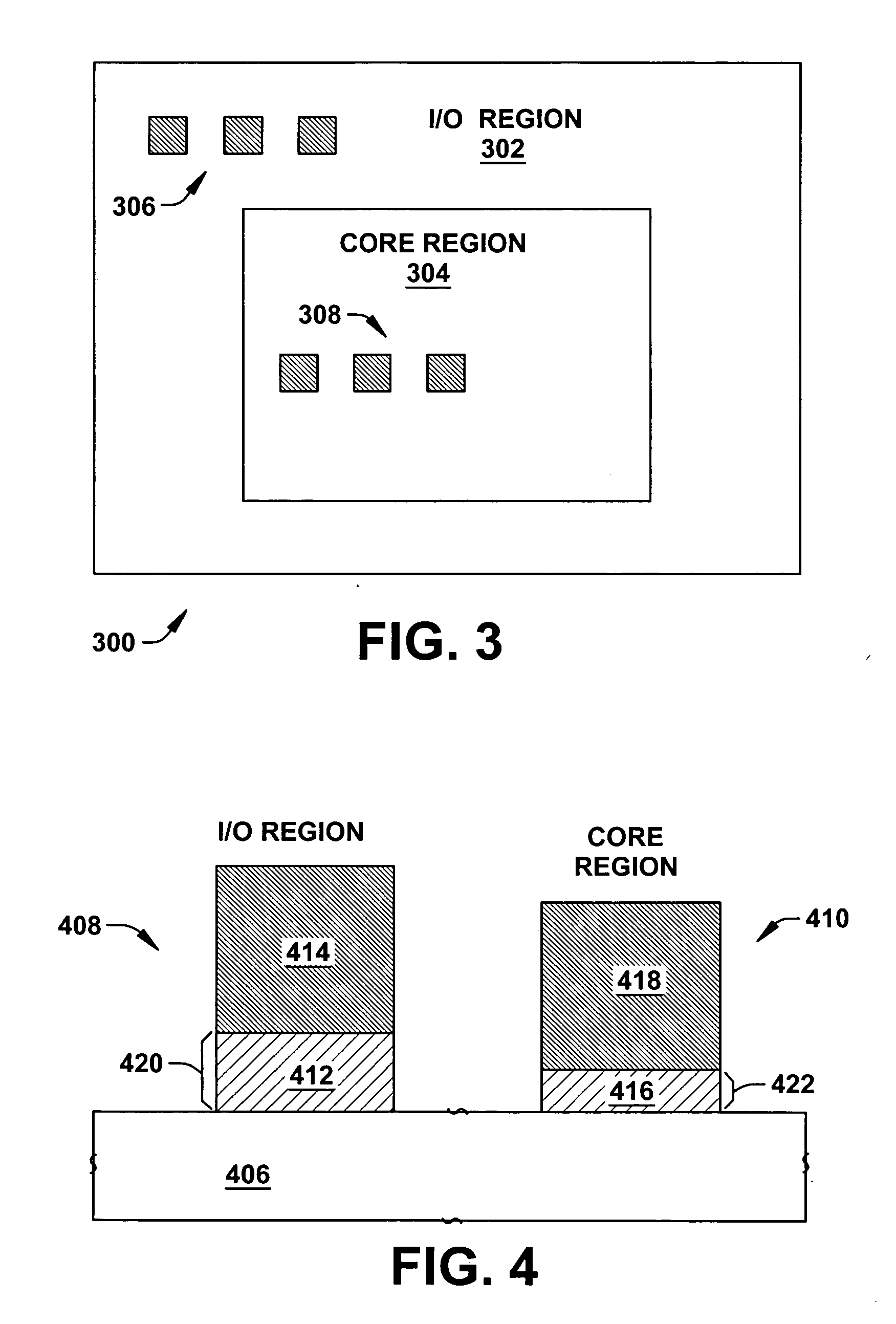 Semiconductor CMOS devices and methods with NMOS high-k dielectric present in core region that mitigate damage to dielectric materials