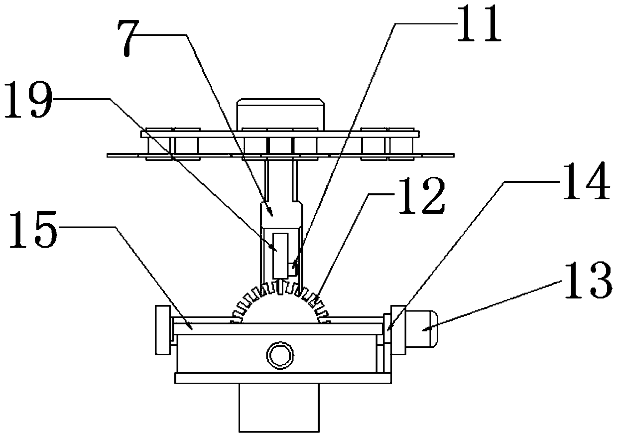 Auxiliary structure of atmospheric pollution data acquisition device employing unmanned aerial vehicle