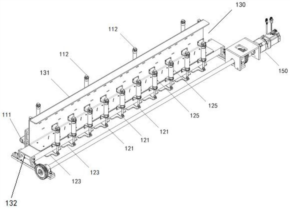 Material storage device and glove packaging system